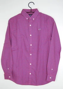 NWT Vineyard Vines Boys Sailors Red Check Tradewinds LS Flannel Woven Shirt sz L - Picture 1 of 10