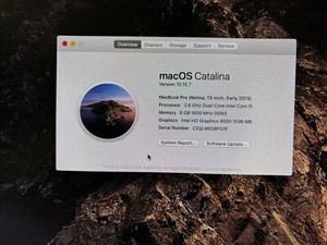 MacBook Pro 13 Retina Core I5 2.6GHz 8GB 256GB MacOS 11 Big Sur - Picture 1 of 9