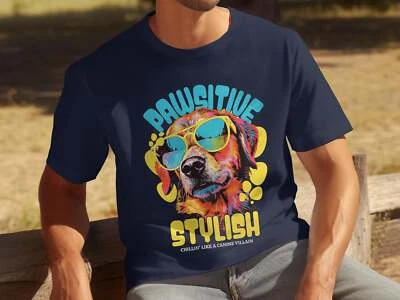 Pawsitive Stylish Canine Villain Graphic T-Shirts - Image 1 of 4