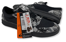 Quiksilver Amphibian Plus II Shoes - NEW Mens 12 Black / Camo - #40992-WL