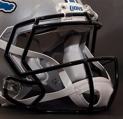 Máscara facial/protetor facial capacete de futebol americano DETROIT LIONS NFL Riddell Speed CU-S2BD-SW - Imagem 1 de 4