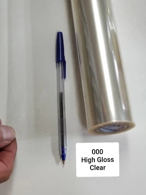 Lámina de estampado en caliente transparente de alto brillo 000. 24 in x 1000 ft PROPIUSA Foto 1 de 4