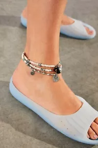 Tobillo con cuentas Free People nuevo con etiquetas $24 - Imagen 1 de 25