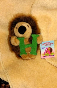 Peluche DE COLECCIÓN Russ Berrie Personally Yours Letter "H" Hedgehog 4" - Imagen 1 de 2