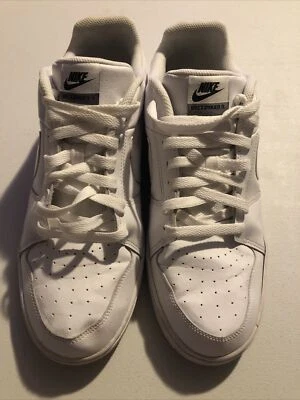 Nike Men's Size 11.5 Backboard II White Low Top Lace Up Casual Sneakers Shoes - Image 1 of 4