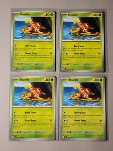 4x Shuckle 005/197 Pokemon card SV Obsidian Flames common NM - Picture 1 of 1