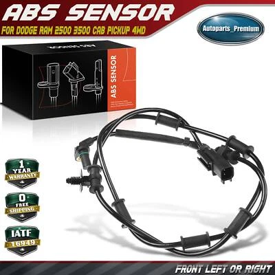ABS Wheel Speed Sensor for Dodge Ram 2500 3500 2009-2012 4WD Front Left or Right - Image 1 of 4