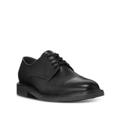 Sapato Oxford Polo Ralph Lauren Masculino Asher Captoe Couro Preto EUA 12 D - Imagem 1 de 4