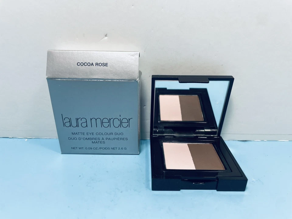 LAURA MERCIER - MATTE EYE COLOUR DUO - COCOA ROSE - 0.09 OZ - NEW AND BOXED - Image 1 of 1