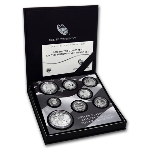 2018 Limited Edition Silver Proof Set - SKU#153465 Cover