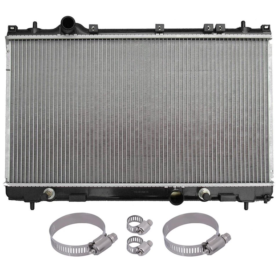 Radiador para Dodge Neon 2002-2005 con kit universal de abrazaderas de manguera de aceite CU2362 Foto 1 de 4