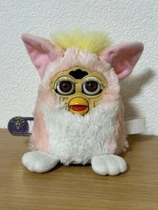 Furby Work TOMY Japan vintage Instructions Pedigree Pink Grey English say - Picture 1 of 9
