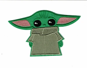 BABY YODA Patch Embroidered Iron On Star Wars patches The Child 5.5" X 3.5" - Picture 1 of 1