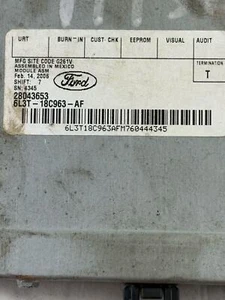 Audio&Visual Equip Receiver Sirius module (ID 6L3T-18C963-AB thru AF) - Picture 1 of 6