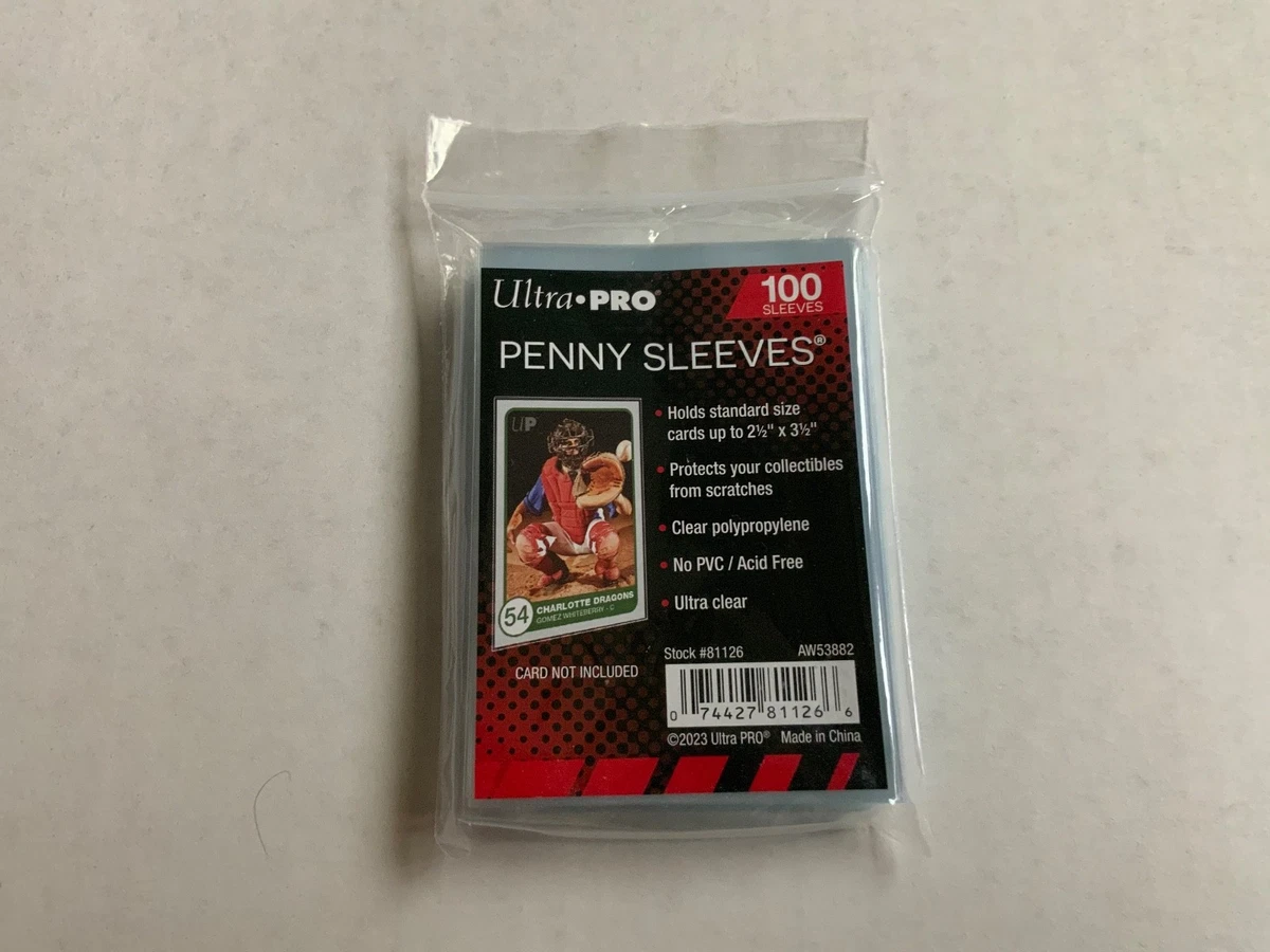 baseball card penny sleeves Card Sleeves 100pcs main image 1