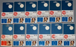 AG-1B Blue & AG-1 Clear Flashbulbs, Full Box of 144. Brand New Old Stock - Picture 1 of 5