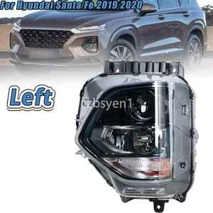 Left Headlight Halogen For Hyundai Santa Fe 2019 2020 Front Turn Signal Lamp - Picture 1 of 7