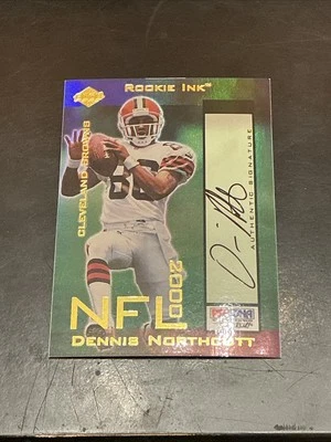 DENNIS NORTHCUTT 🏈 2000 Collector’s Edge Rookie Ink Auto #DN 198/800  - Image 1 of 4