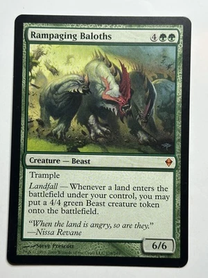 Rampaging Baloths Zendikar 178 Regular MTG Card LP-NM - Image 1 of 2