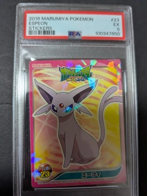 2016 MARUMIYA POKEMON #23 ESPEON STICKERS PSA5 - Image 1 of 2
