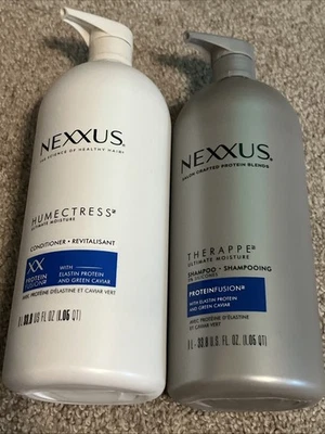 Champú Therappe y acondicionador Humectress XX fusión de proteínas Nexxus (33,8 f fl oz) Foto 1 de 2