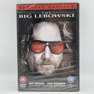 The Big Lebowski [DVD] Jeff Bridges, John Goodman • UK R2,4,5 • New & Sealed - Image 1 of 2