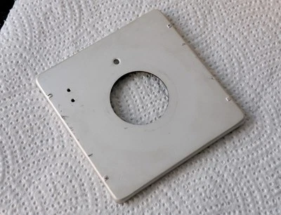 Graflex 34.5mm Hole Metal Lens Board - Pacemaker Crown Speed Graphic 4x5" Camera - Image 1 of 2