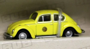 BUB 1/87 VW Kafer Beetle 1302 Yellow Tiny Scale 09500 Diecast Model car - Picture 1 of 6