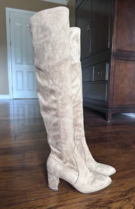 Marc Fisher LTD Women's Comara Pointed Toe Over the Knee Boots Size 8 - Picture 1 of 13