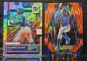 #198 Luisangel Acuña 2023 Panini Select Orange Flash #RP-9 2022 Panini Donruss - Imagen 1 de 2