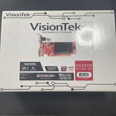 VisionTek AMD Radeon HD 5450 2 GB DDR3 PCI Express x16 Video Card - Image 1 of 3