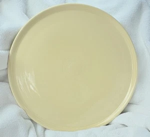 Fiestaware Yellow Pizza Tray 12” Plate Fiesta Ware Cake Platter - Picture 1 of 6