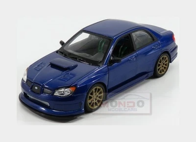 1:24 Welly Subaru Impreza Wrx Sti 2010 Blue Met WE22487BL Model - Image 1 of 2