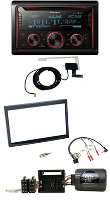Pioneer 2DIN Lenkrad DAB USB CD Bluetooth Autoradio für Citroen C2 C3 Berlingo J - Bild 1 von 4