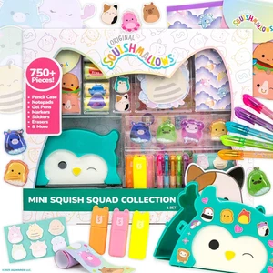 Squishmallows Originale Mini Squish Squad Collezione Cancelleria Set Oltre 750 Pezzi - Foto 1 di 8