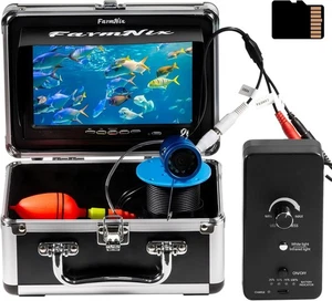 7" IPS Unterwasser Angeln Kamera 1200TVL DVR 32GB 98FT Kabel IP68 Echolot - Bild 1 von 8