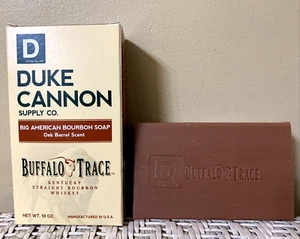 DUKE CANNON Buffalo Trace Bourbon Seife Seifenstein für Männer 10 Unzen Hergestellt in den USA - Bild 1 von 8