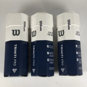 Wilson - WR8204701001 - TRINITI PRO Tennis Balls - 3 Balls Can - 9 Total Balls - Picture 1 of 10