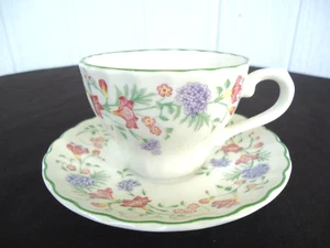 churchill china england emily tea cup & saucer set floral chintz - Picture 1 of 3