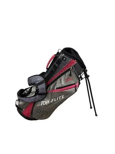 Top Flite XL Girls Golf Club Stand BAG Gray & Pink Dual Strap 5 Dividers - Picture 1 of 3