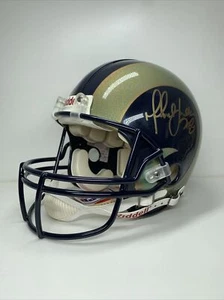 St. Louis Rams Marshall Faulk Signed Full Size Authentic Proline Helmet PSA DNA - Picture 1 of 16