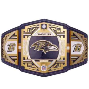 Baltimore Ravens Title Belt Championship Adult Belt Replica 2mm - Bild 1 von 6