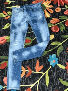 Polo Ralph Lauren Tompkins Skinny Stonewash Distressed Ankle Jeans Gr. 28 - Bild 1 von 4