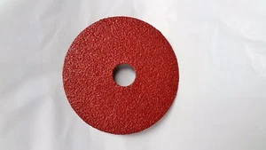 4-1/2" x 7/8" Fiber Resin Sanding Disc Aluminum Oxide 36 Grit, LTS, 25 Discs - Picture 1 of 2