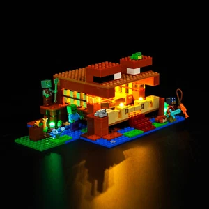 BrickBling LED Licht Kit für LEGO Minecraft The Frog House 21256 DIY Dekor Set  - Bild 1 von 13