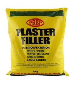 Prep Plaster Filler Interior Exterior White Finish Non-Shrink 5Kg - Picture 1 of 1