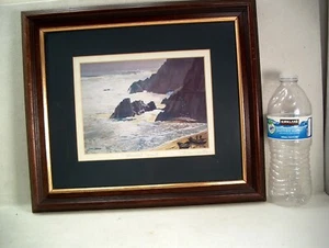 VINTAGE JOHN SKELTON WATERCOLOR " BLASKET SOUND " SIGNED - Picture 1 of 6