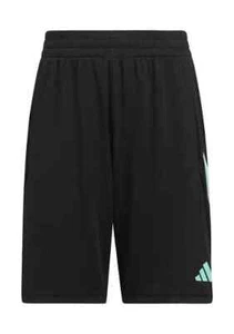 adidas AEROREADY Boys' (Kids) Black Gradient Bold 3 Stripe Shorts (AH5695) XL - Picture 1 of 7