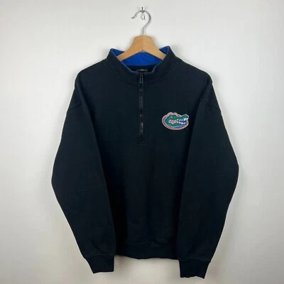 Florida Gators Quarter Zip Pullover Sweatshirt | Small | Black - Image 1 of 4