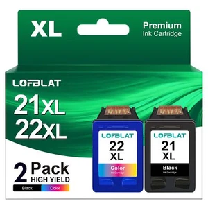 LOFBLAT 21XL 22XL Compatible Ink Cartridges for HP 21 22 for Deskjet F... - Picture 1 of 6